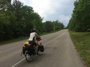 Even after years of bicycling, I think I ought to be able to go faster up the steepest hill in southwest Missouri.